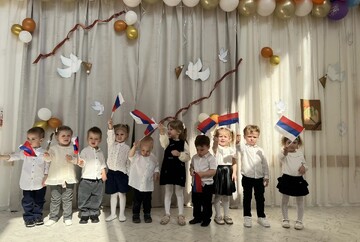 В саду встретили День Победы